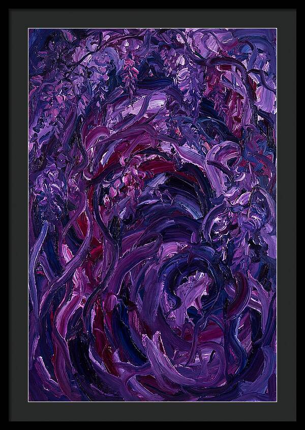 Wisteria Arch In Expressionist Style