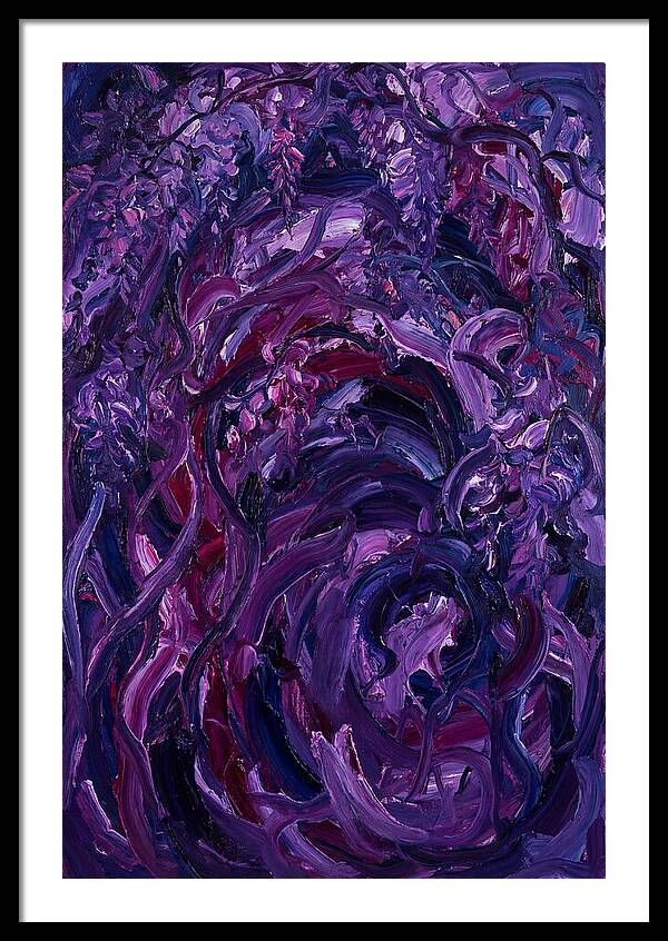 Wisteria Arch In Expressionist Style