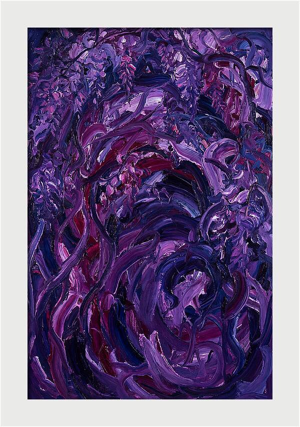 Wisteria Arch In Expressionist Style