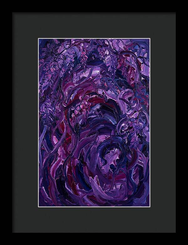 Wisteria Arch In Expressionist Style