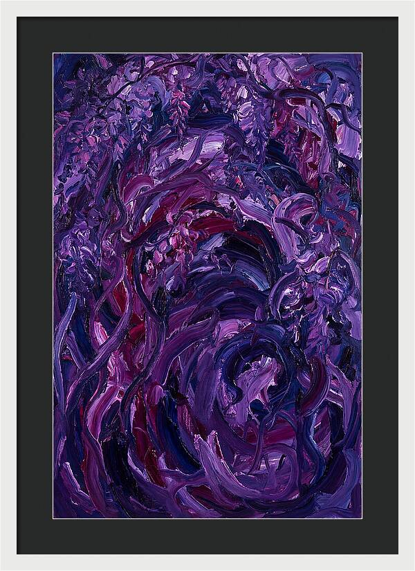 Wisteria Arch In Expressionist Style