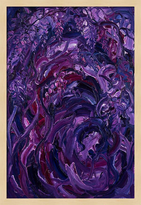 Wisteria Arch In Expressionist Style