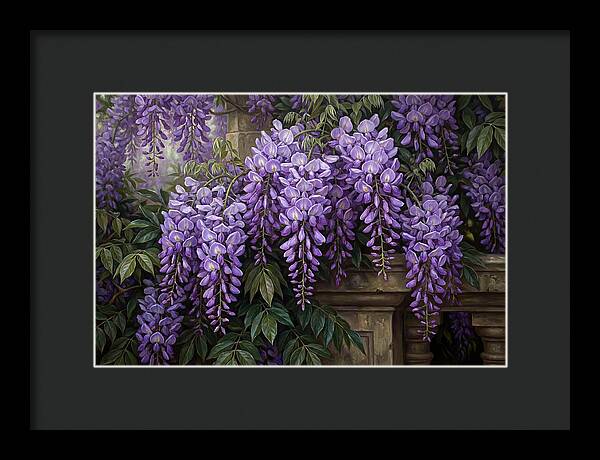 Wisteria Blooms Under Soft Light