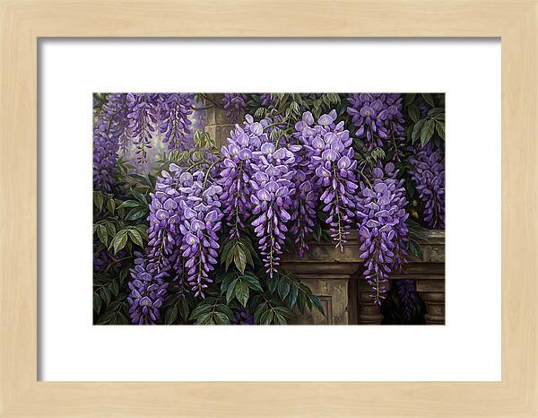 Wisteria Blooms Under Soft Light