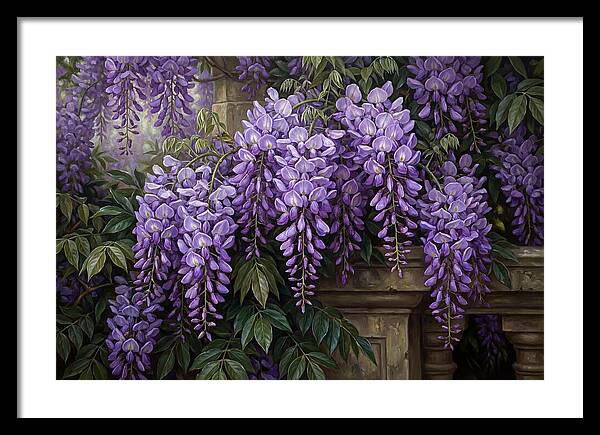 Wisteria Blooms Under Soft Light