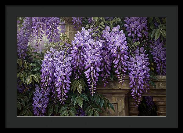 Wisteria Blooms Under Soft Light