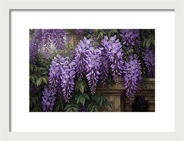 Wisteria Blooms Under Soft Light