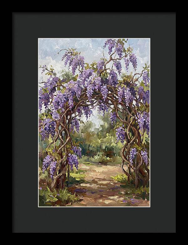 Wisteria Blossoms Overhead