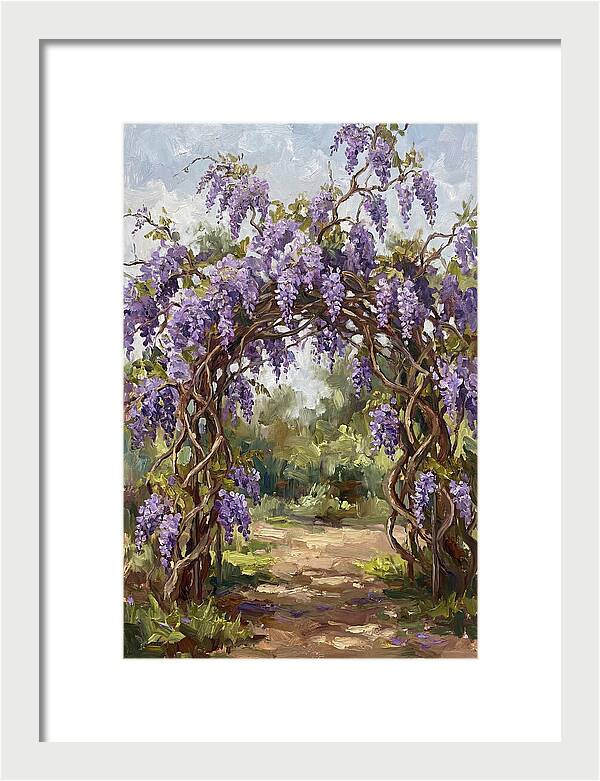 Wisteria Blossoms Overhead