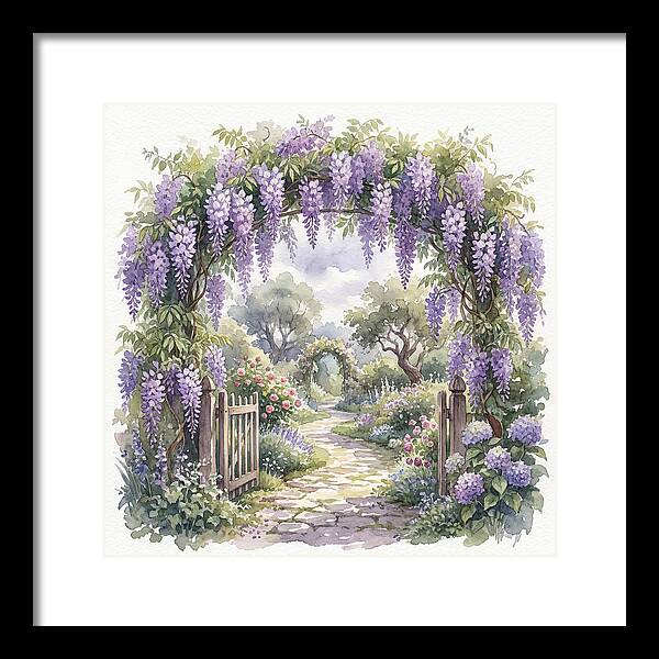 Wisteria Garden Pathway