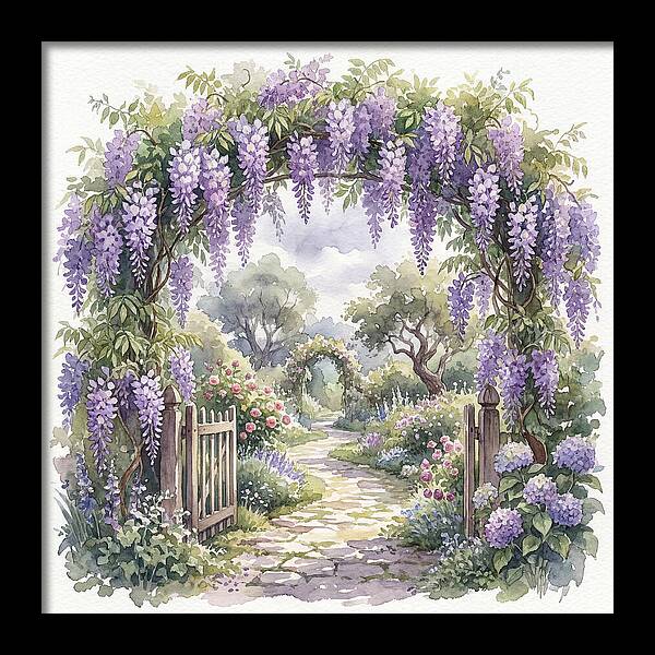 Wisteria Garden Pathway
