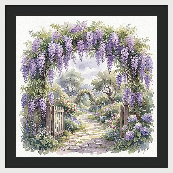 Wisteria Garden Pathway