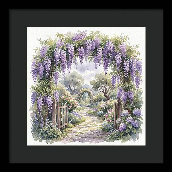 Wisteria Garden Pathway