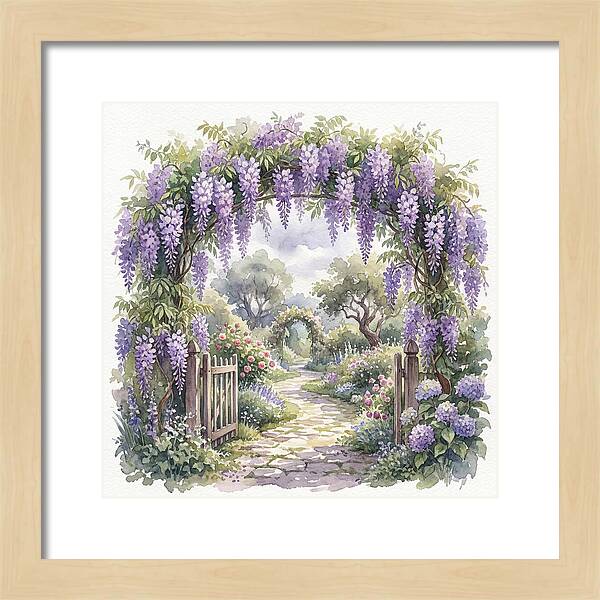 Wisteria Garden Pathway