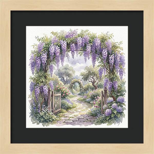 Wisteria Garden Pathway