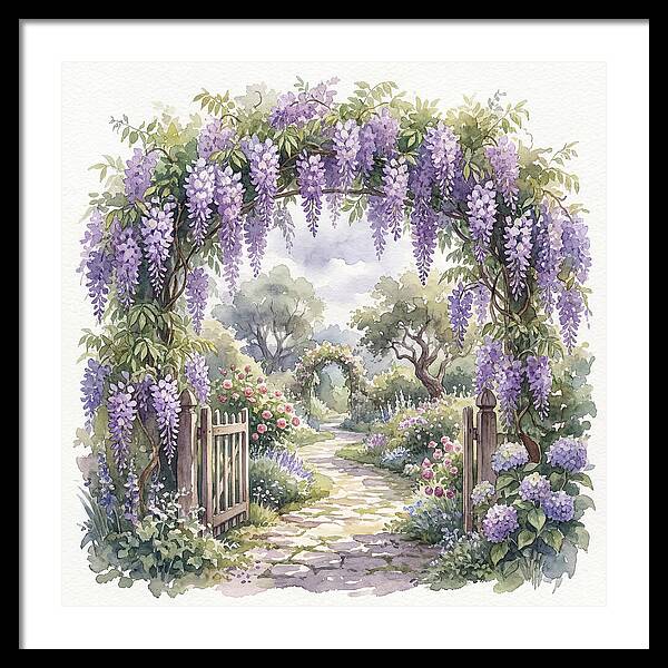 Wisteria Garden Pathway