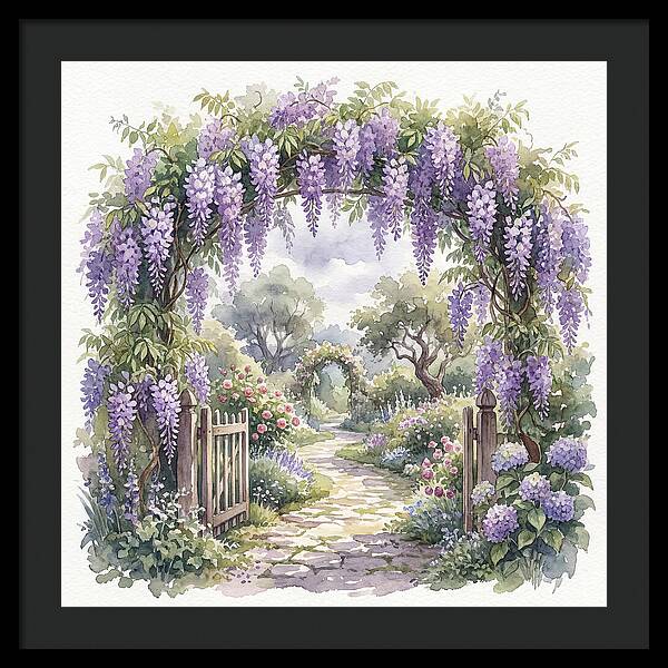 Wisteria Garden Pathway