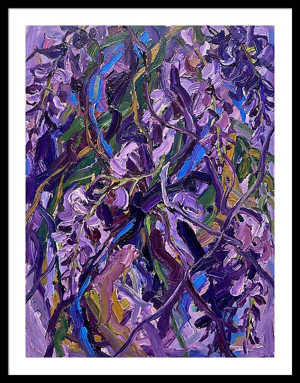 Wisteria In Expressionist Style