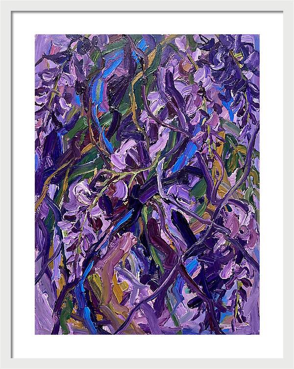 Wisteria In Expressionist Style