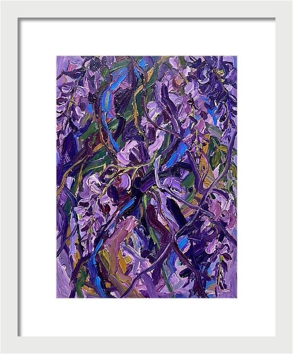 Wisteria In Expressionist Style