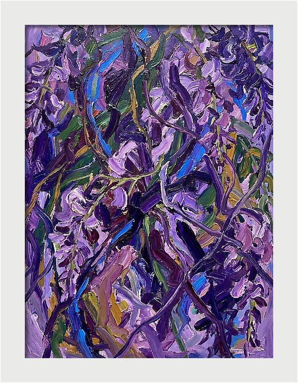 Wisteria In Expressionist Style
