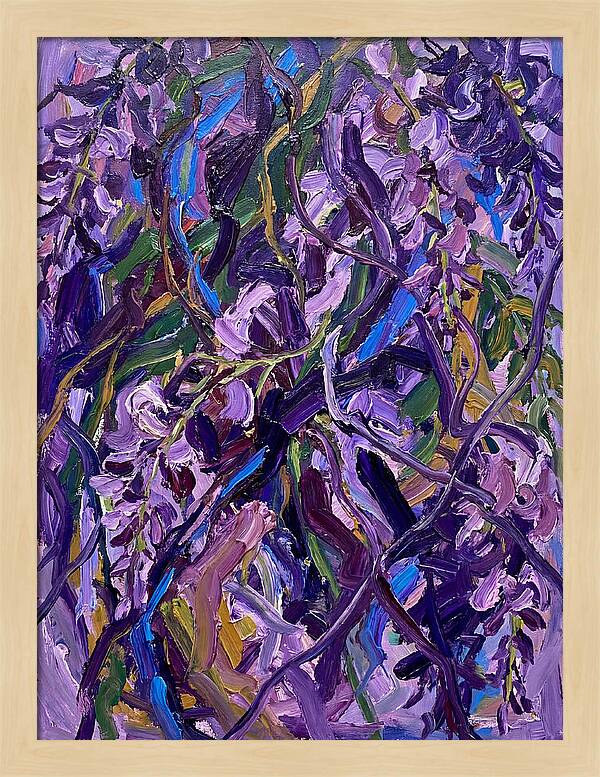 Wisteria In Expressionist Style