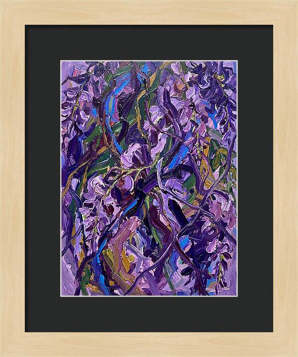 Wisteria In Expressionist Style