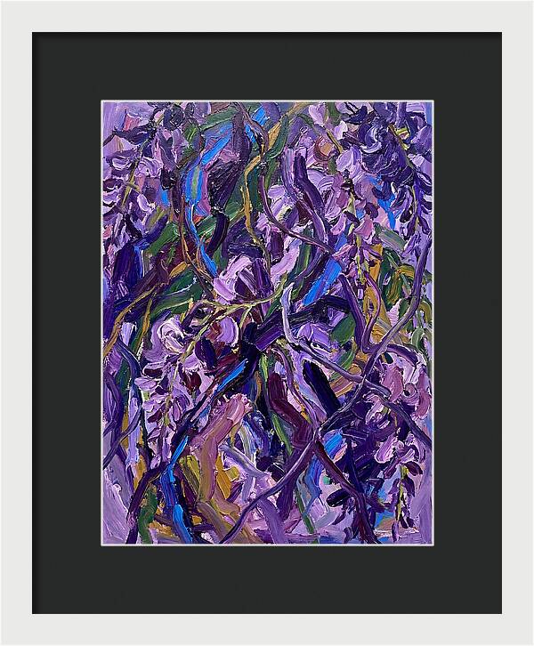Wisteria In Expressionist Style