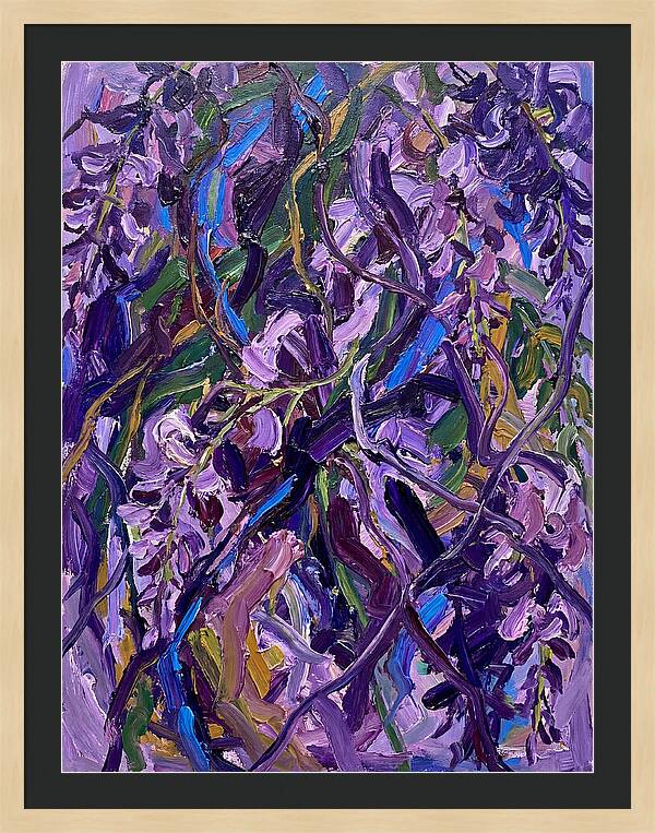 Wisteria In Expressionist Style