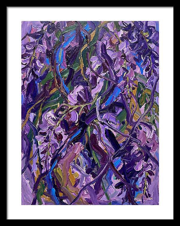 Wisteria In Expressionist Style
