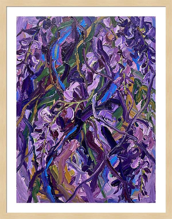 Wisteria In Expressionist Style
