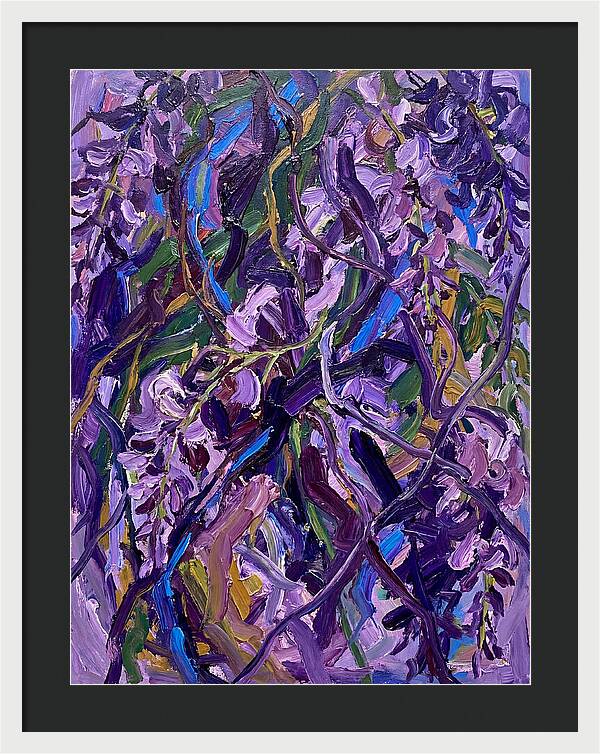 Wisteria In Expressionist Style