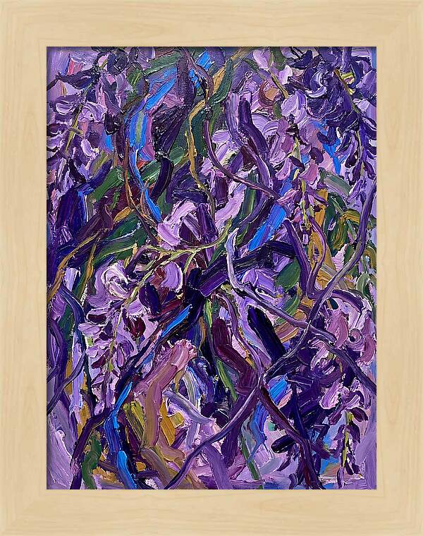 Wisteria In Expressionist Style