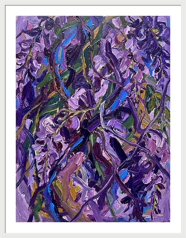 Wisteria In Expressionist Style