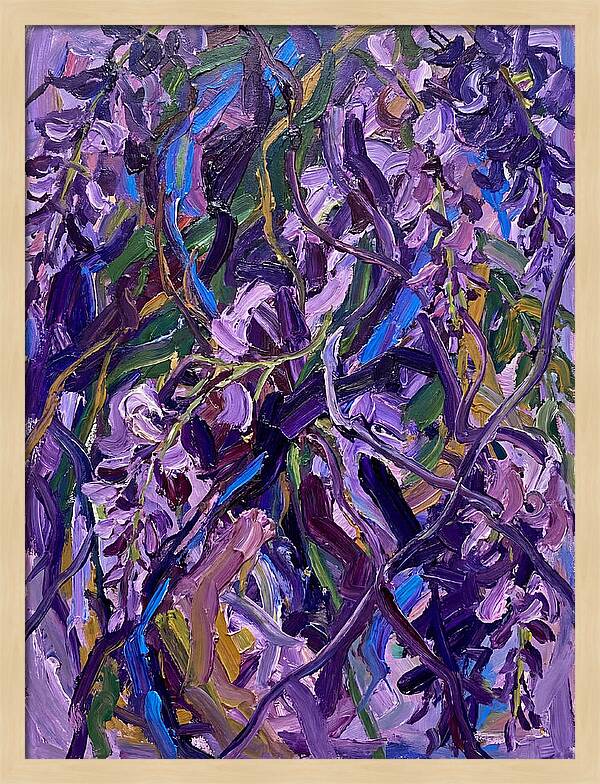 Wisteria In Expressionist Style