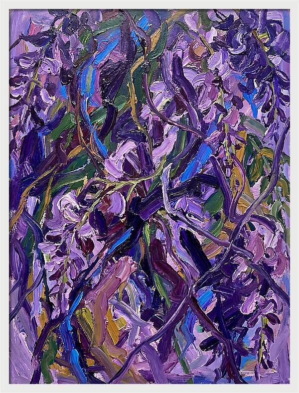 Wisteria In Expressionist Style