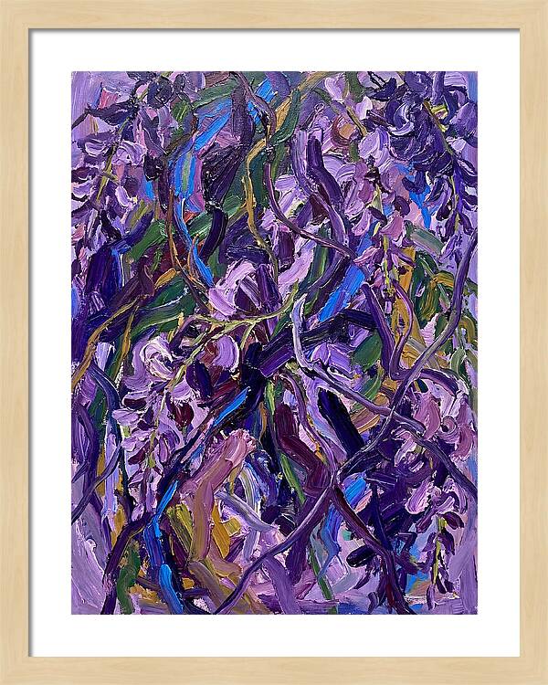 Wisteria In Expressionist Style