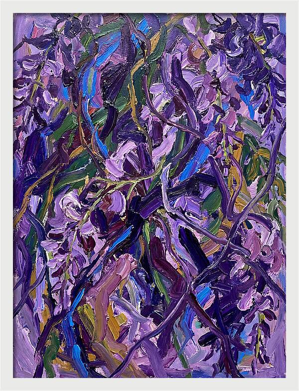 Wisteria In Expressionist Style