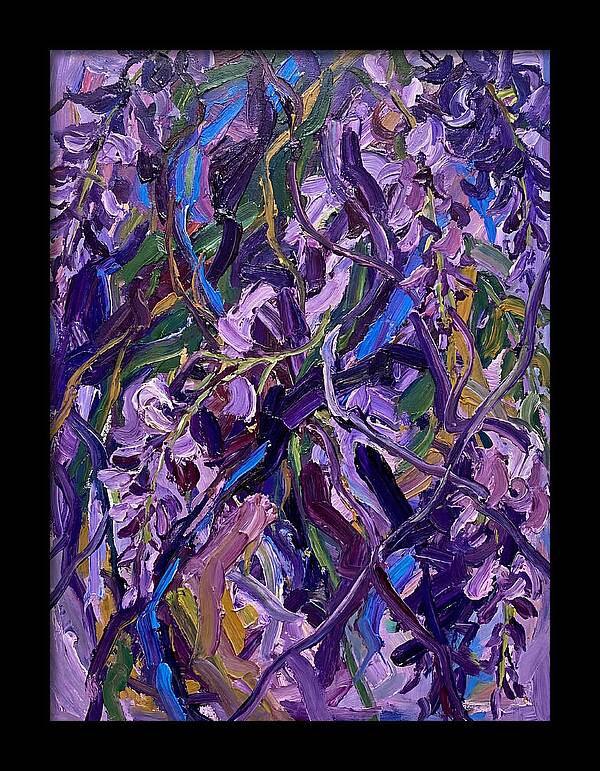 Wisteria In Expressionist Style