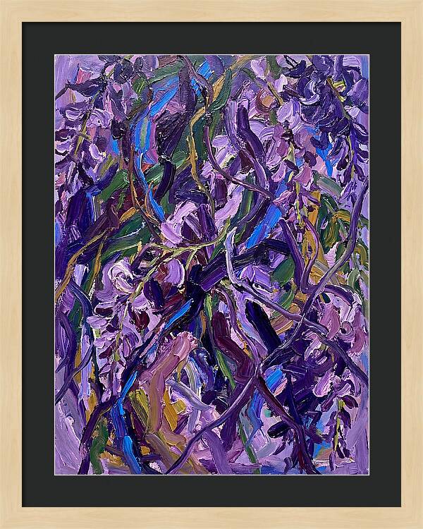 Wisteria In Expressionist Style