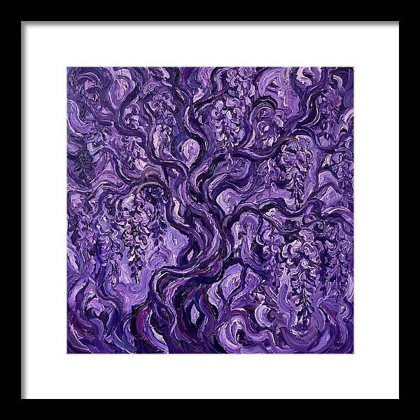Wisteria Vine In Expressionist Style