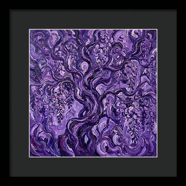 Wisteria Vine In Expressionist Style