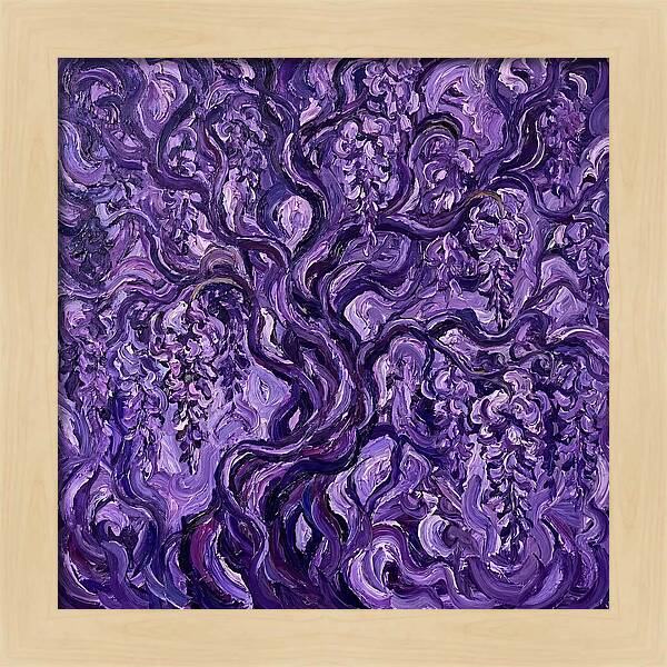 Wisteria Vine In Expressionist Style