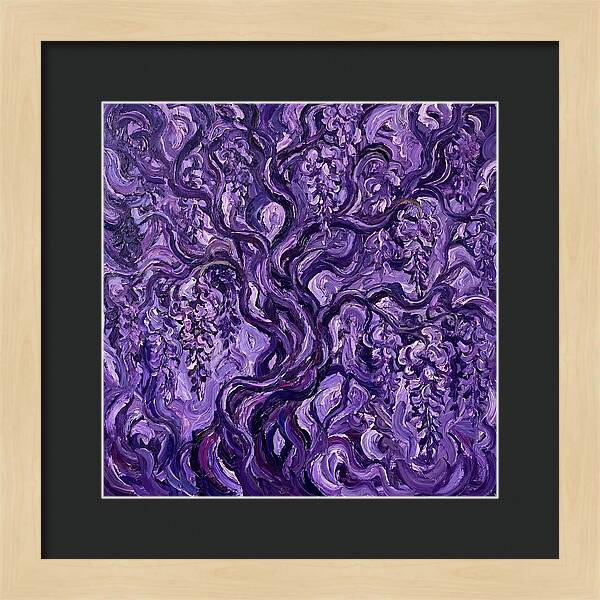 Wisteria Vine In Expressionist Style