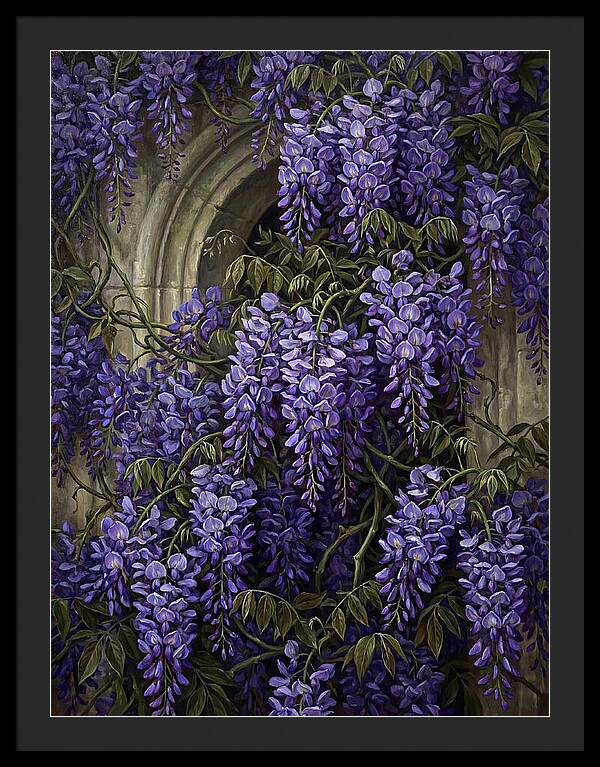 Wisteria Whispers Under Moonlight
