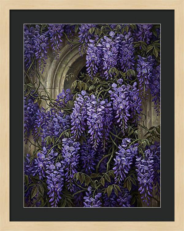 Wisteria Whispers Under Moonlight