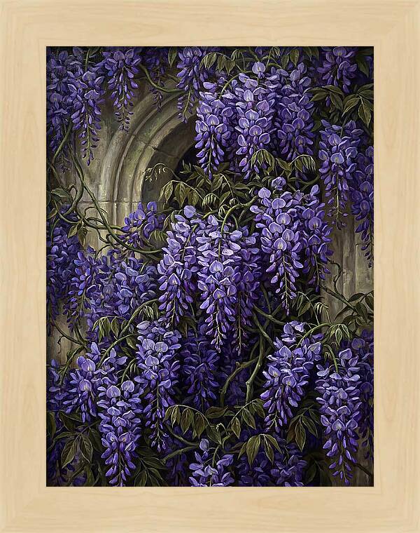 Wisteria Whispers Under Moonlight