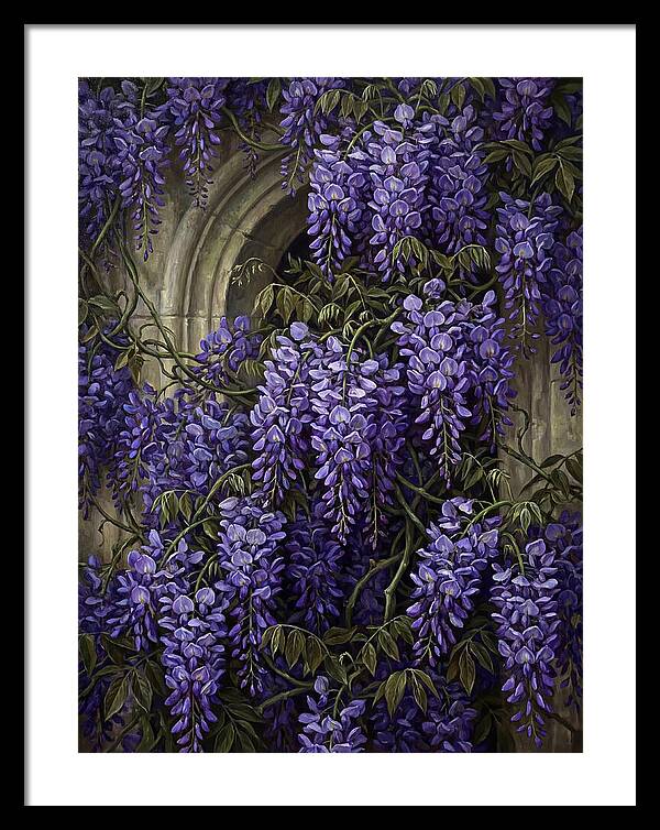 Wisteria Whispers Under Moonlight