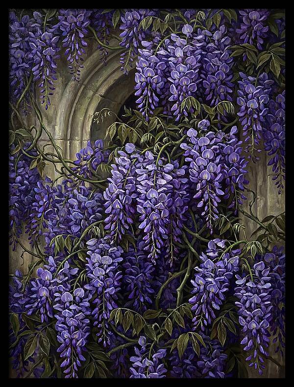 Wisteria Whispers Under Moonlight