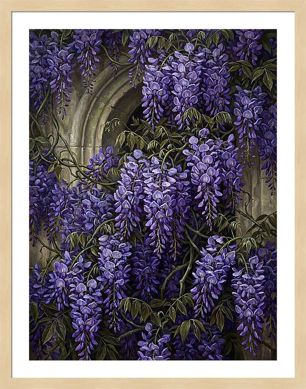 Wisteria Whispers Under Moonlight